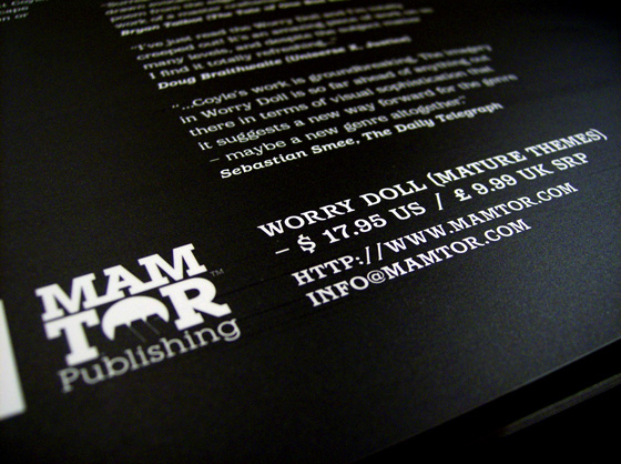 Back cover detail