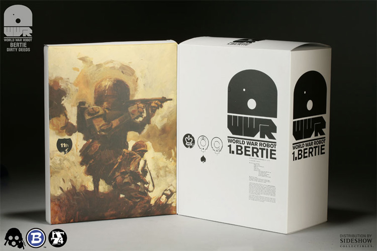 World War Robot Bertie packaging