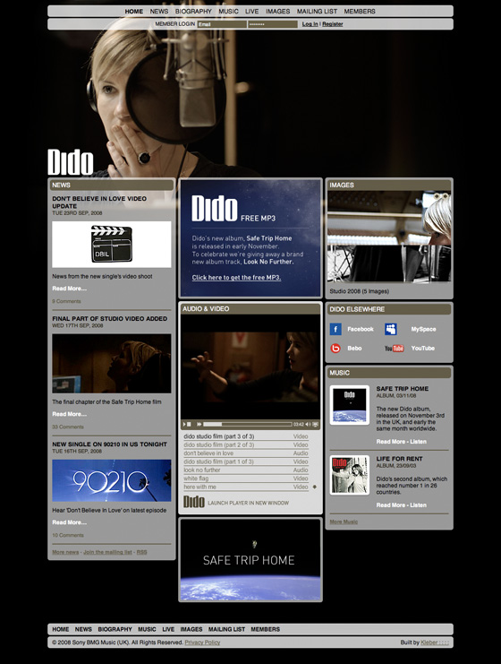 dido homepage