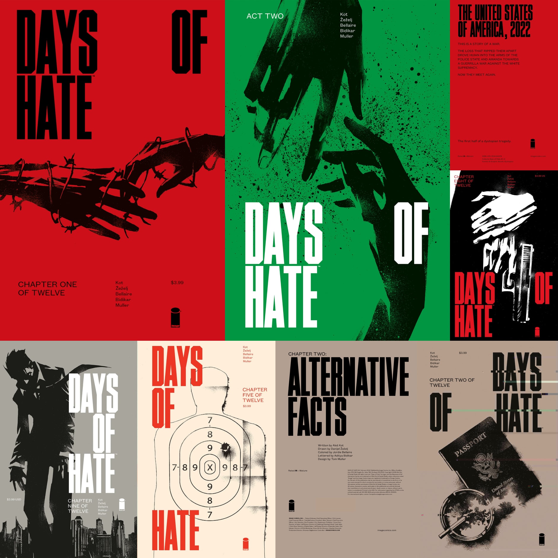 Days of Hate covers