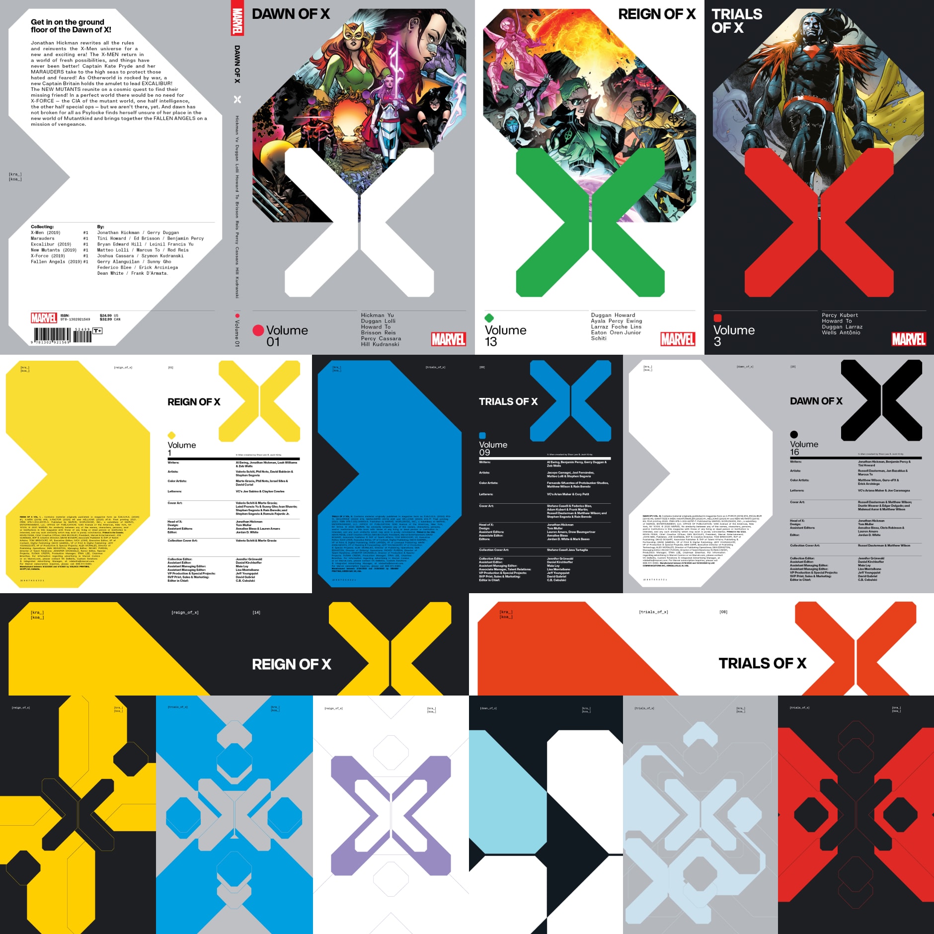 Dawn of X X-Men collections