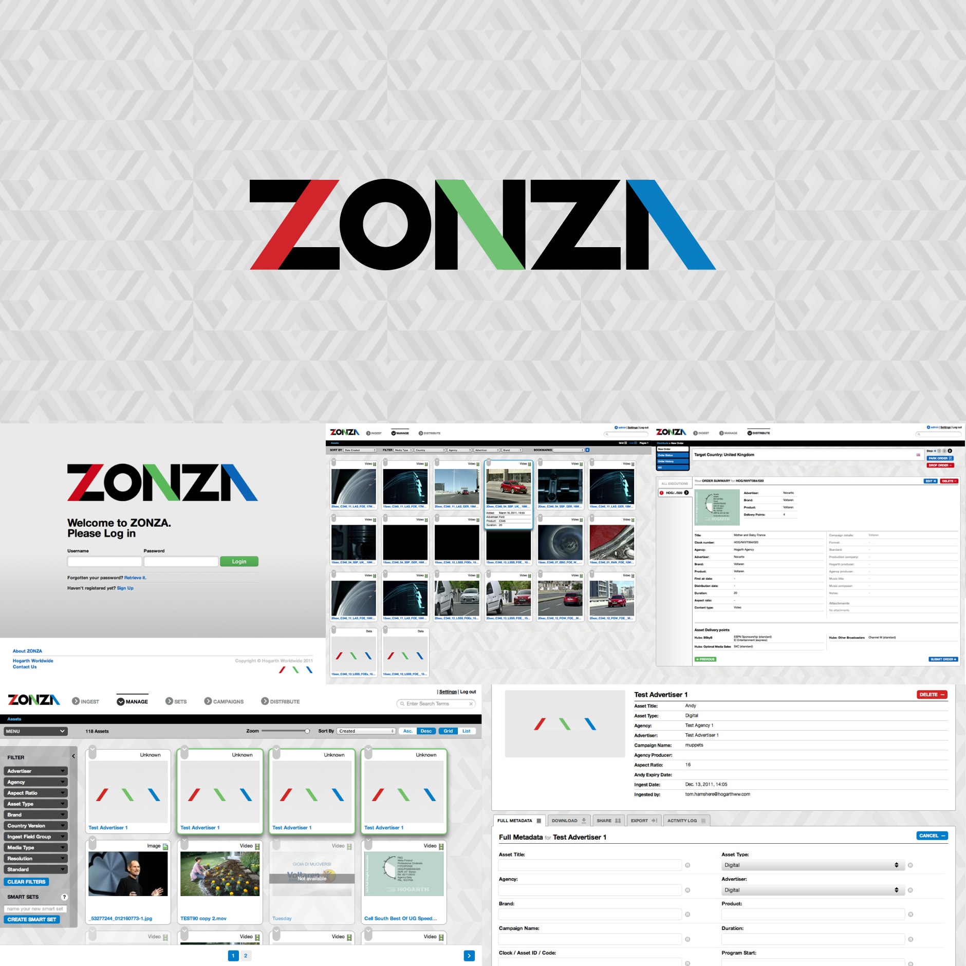 Zonza branding