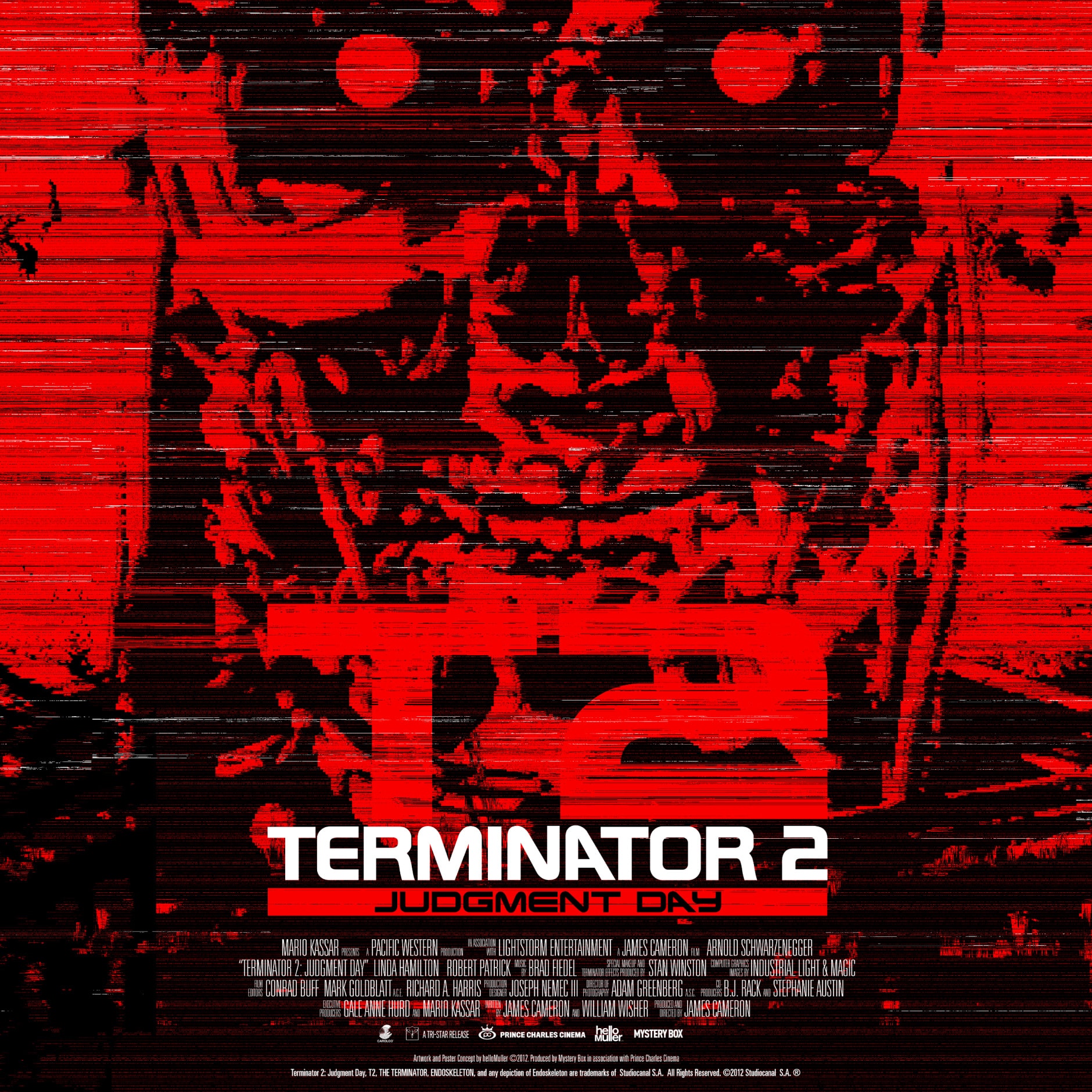 Terminator 2 poster detail